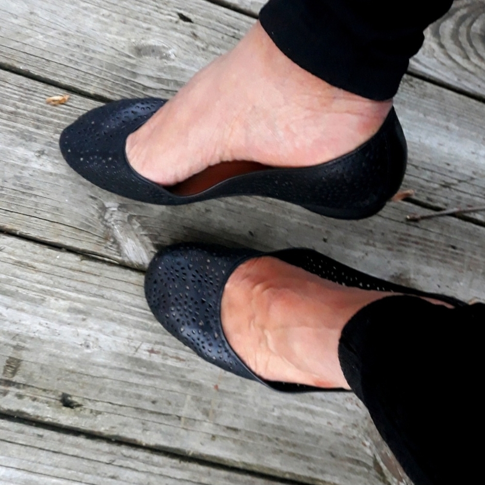 Clarks Black Flats Timeless Comfort and Style